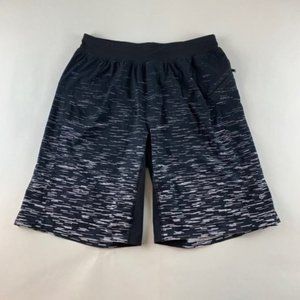 Lululemon Mens Black White Athletic Shorts